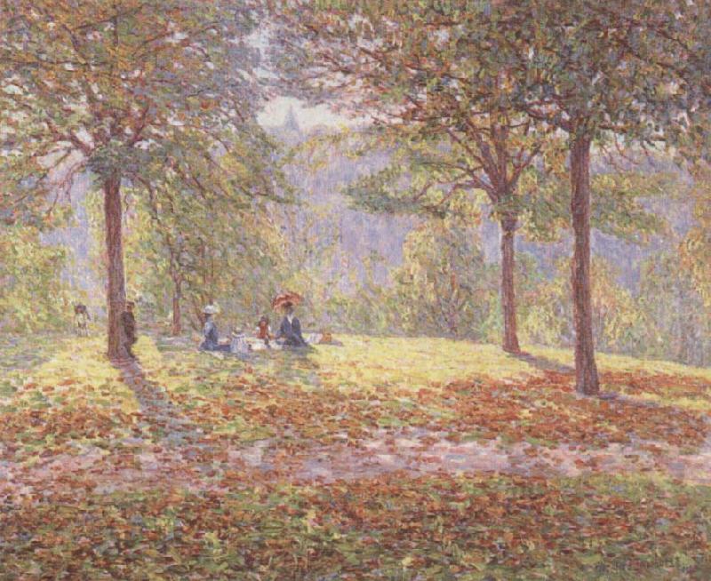 Wynford Dewhurst Luncheon on the Grass china oil painting image